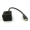 thumbnail image 1 of Adaptateur 1 2 Femelle Port Extérieur 1080P Répartiteur Convertisseur vers 2 Mâles, 1 of 4