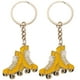 thumbnail image 1 of GOOHOCHY 2 llaveros de metal con forma de patín, adorables llaveros colgantes para bolso o monedero., 1 of 8