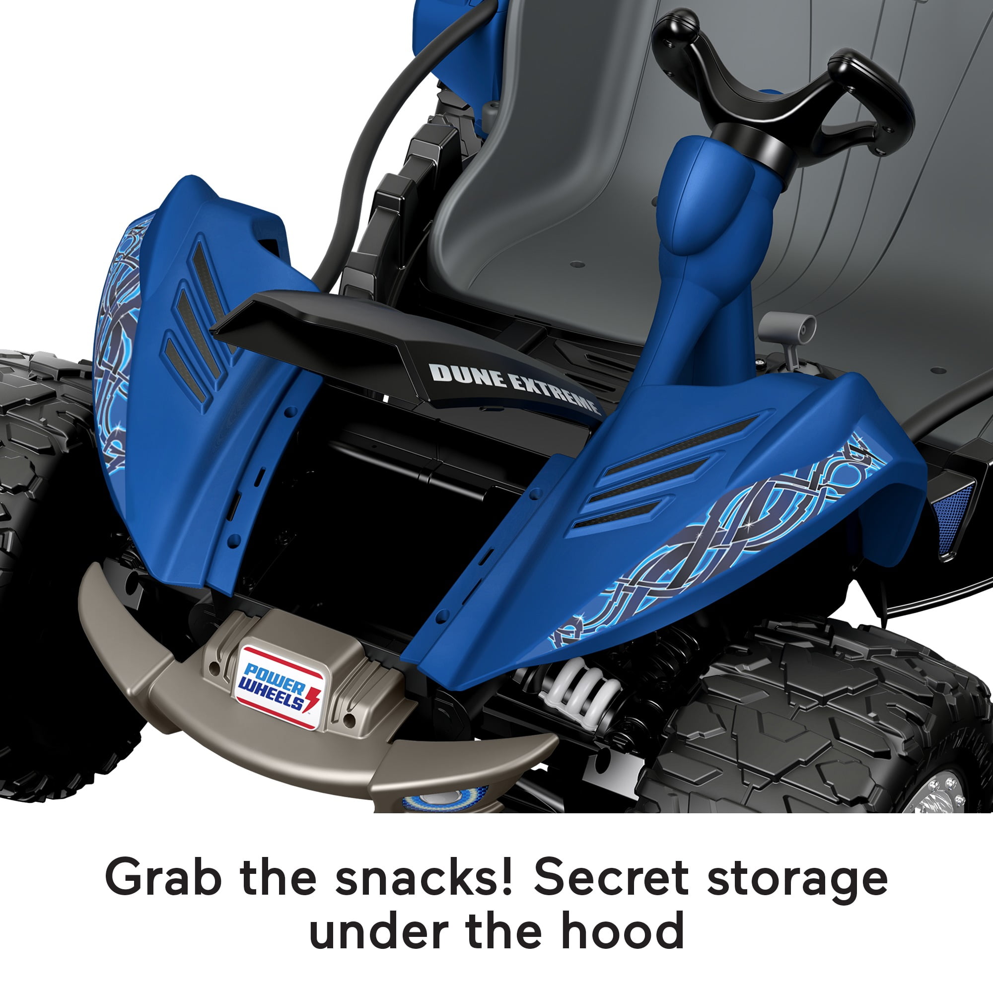 blue power wheels dune racer