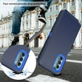 thumbnail image 4 of TASHHAR Moto G Stylus 5G 2022 Case Military Grade Heavy Duty Protection 3 in 1 Shockproof Armor Rugged Durable Detachable for Motorola Moto G Stylus 5G 2022 Phone - Dark Blue+Blue, 4 of 7