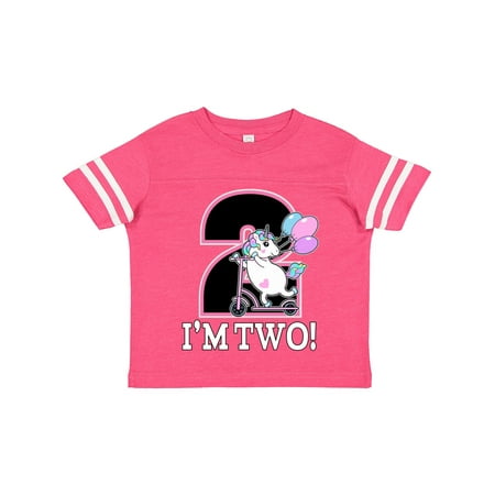 

Inktastic 2nd Birthday Unicorn 2 Year Old Girl Gift Toddler Toddler Girl T-Shirt