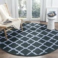 thumbnail image 2 of SAFAVIEH Newport Joselyn Geometric Cotton Area Rug, Black/Blue, 5'6" x 8'6", 2 of 9