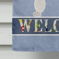 thumbnail image 4 of Carolines Treasures CK3670CHF Miniature Poodle Welcome Flag Canvas House Size, 4 of 4