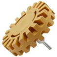thumbnail image 1 of 4 Pouces Gomme Roue Adhésive Dissolvant Roue en Caoutchouc Décalcomanie pour Voitures, 1 of 7