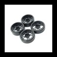 thumbnail image 1 of Para , Cuatro Llantas/Ruedas de Metal Son Universales 1/28 RC Road Racing Drift, Ruedas de Deriva de 27 Mm, Negro, 1 of 5