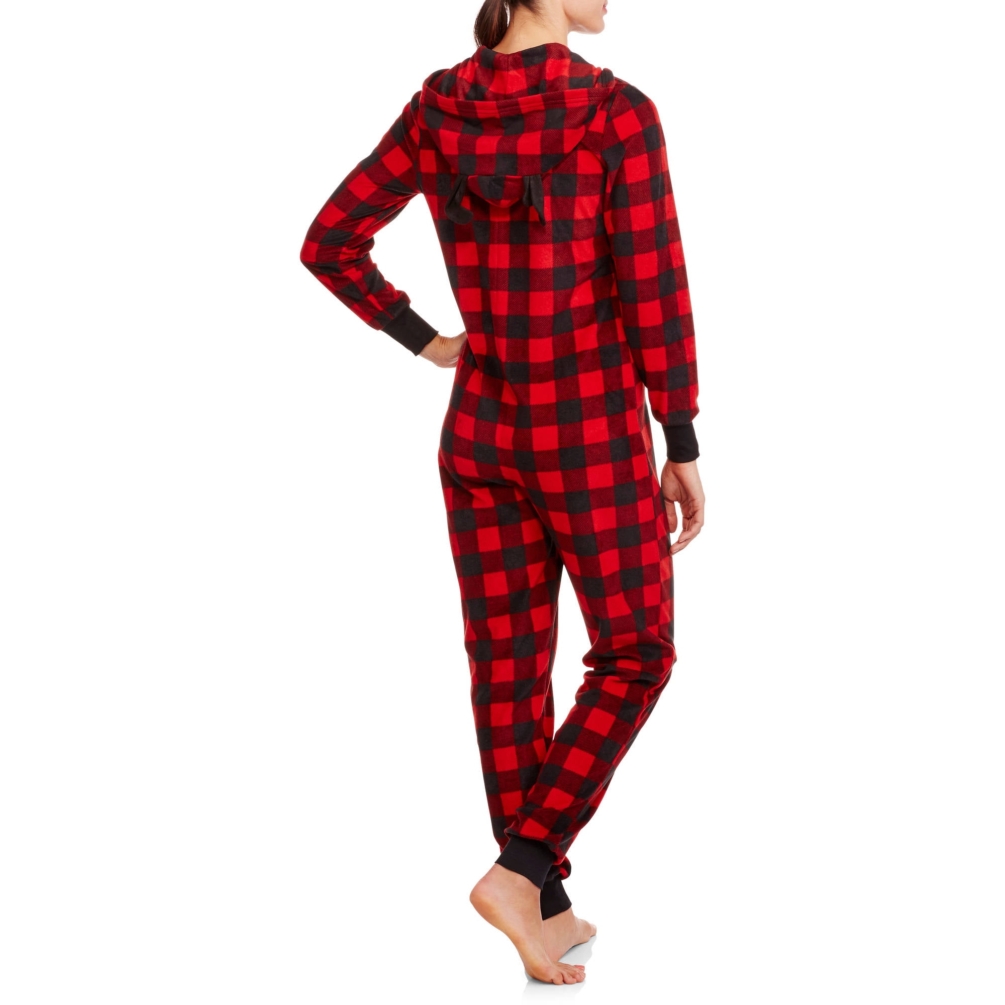 plaid onesie womens