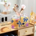 thumbnail image 6 of Pastel Flowers Leaves Spring Translucent Plastic Cans Storage Canisters with Lid Set of 4, 6 of 7