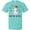 Scuba Blue, variant on Inktastic Let It Snow Cute Snowman in Hat and Scarf T-Shirt