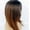 Brown, variant on Medium-Parted Short Straight Hair Wig - Versatile Gradient Bob for Trendy Styles