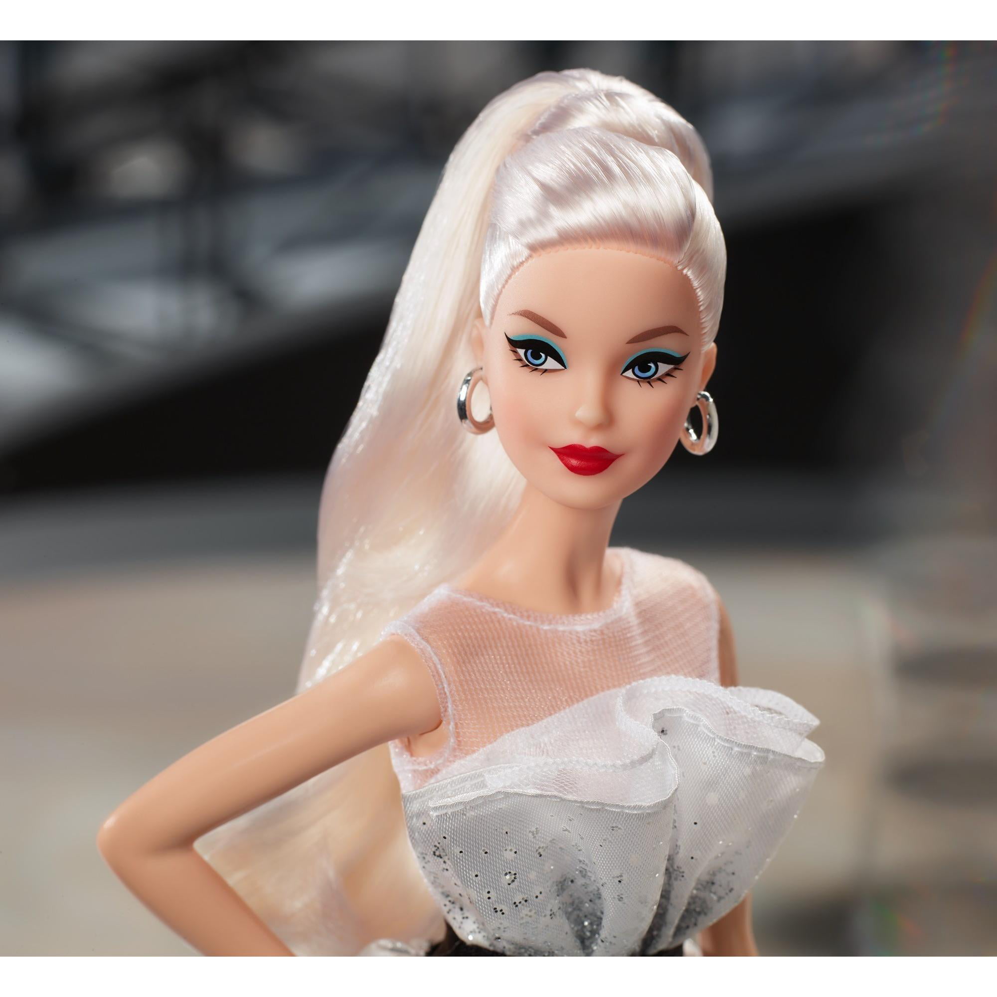 communication Abandon Donkey Barbie 60th Anniversary Doll, Blonde Hair & Diamond-Inspired Accents -  Walmart.com