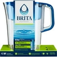 thumbnail image 3 of Brita Large 10 Cup Blue Tahoe Water Filter Pitcher with 1 Brita Elite Filter, 3 of 13