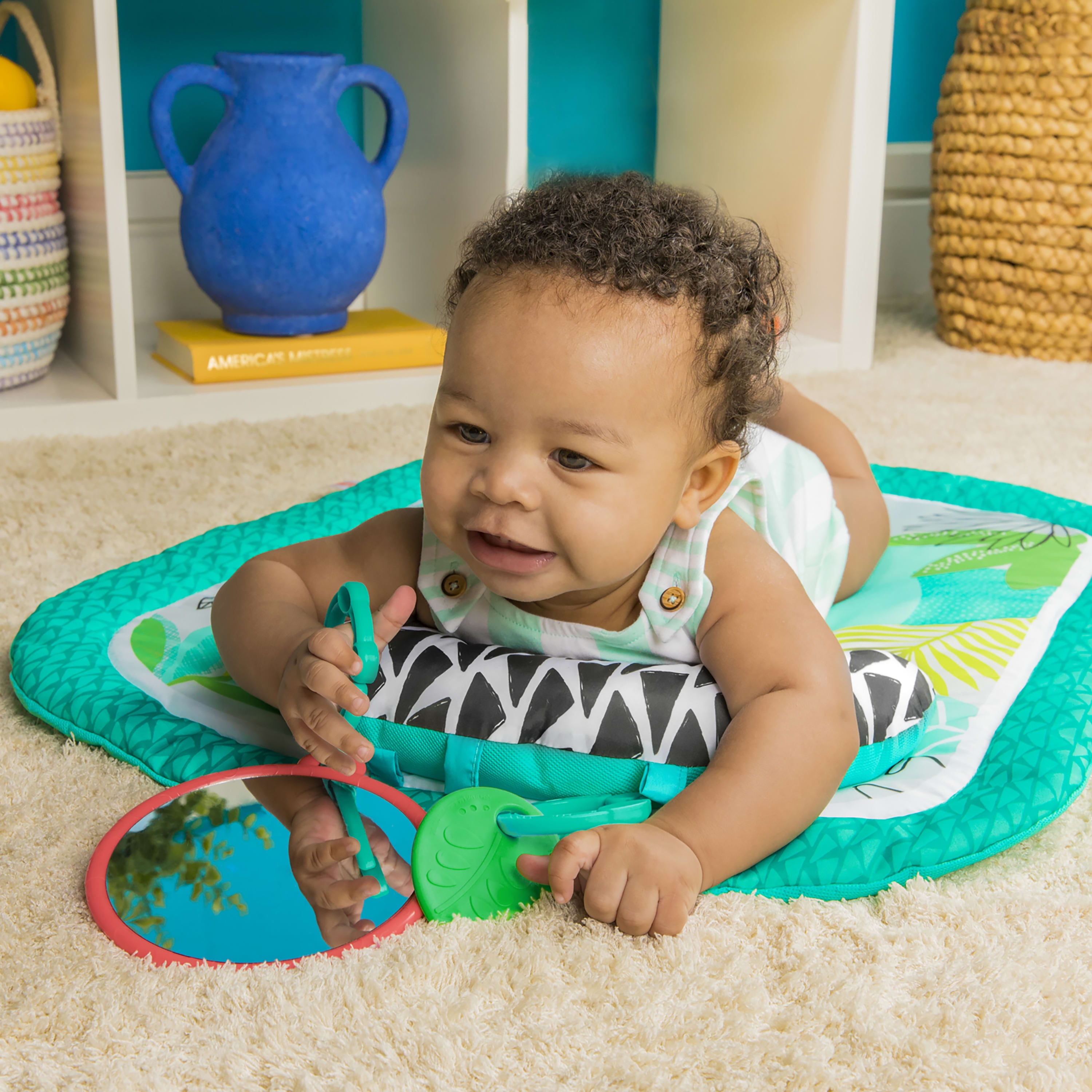 Buy Bright Starts Totally Tropical Prop Mat | Playmats and gyms | Argos