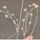 thumbnail image 4 of 1 Uds Serre-tte Toile Avec Strass Et Perles- Dor - Accessoire De Cheveux Pour Femme Et Fille, 4 of 5