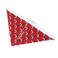 thumbnail image 3 of Naloa Bulldog Red Dog Bandanas 1PC Washable Triangle Dog Scarfs Premium Durable Fabric, for Small Medium Large Dogs and Cats, 3 of 6