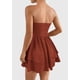 thumbnail image 2 of Vestido PRETTYGARDEN para mujer, verano 2025, sin tirantes, tubo, tamaño mini, 2 of 7