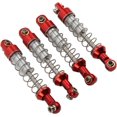 thumbnail image 1 of YISITIAN Accessoires de Voiture Modèle, 2 Paires de Pièces de Modification de Voiture Rc Travail Exquis pour Wpl C14 C24 Mn D90 99S Voiture Rc Réduire Choc (Rouge) CA919-6017, 1 of 9