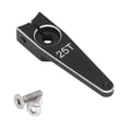 thumbnail image 1 of HILABEE 25T Servo Arm Extended Metal Servo Arm Spare Parts Upgrade Sturdy Remote Control Black 1 inch, 1 of 9