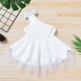 thumbnail image 6 of IBTOM CASTLE Kids Caveman Costume Historical Stone Age Birthday Outfits for Toddler Baby Girls Halloween Cosplay Dress up Party Photo Shoot 18-24 Months White - Girl, 6 of 8