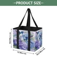 thumbnail image 2 of Collapsible Car Trunk Organizer with Handles 600D Oxford for Car Kitchen and Home Storage, Hydrangea 13× 10.2×10.8inch, 2 of 6