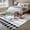 Gray, variant on Round Area Rugs Collection 6 Ft, Red Christmas Non-Slip Residential Carpet, Xmas Tree Snowman Bear Snowfall Plaid Indoor Crawling Mats Runner Rugs for Living Room/Dining Room/Bedroom