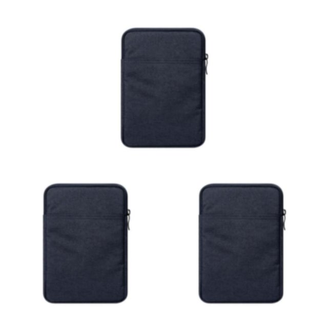 Transemion Étui de Protection pour Livre Numérique Léger et Portable Partout avec Confiance Bleu Foncé Ensemble de 3