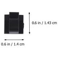 thumbnail image 2 of CHICHUMID 100pcs Self Adhesive Wire Tidy Clips Plastic Black Cord Fasteners for Car DVR, 2 of 4