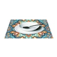 thumbnail image 3 of Ryvnso Placemats Set of 4 Vintage Mandala Boho-t5 Dining Mats Heat-Resistant Non-Slip Washable Table Mat, 3 of 8