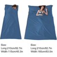 thumbnail image 4 of Doublure de Sac de Couchage Voyage Camping Drap Léger Drap d'Hôtel Compact Sac de Couchage Léger Respirant Doublures Chaudes Spacieux Compatible Camping, 4 of 4