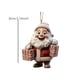 thumbnail image 3 of Adornos navideños, adornos navideños, regalos navideños, lindo regalo navideño 2D, colgante navideño de Papá Noel, adornos de acrílico para coche plano., 3 of 7