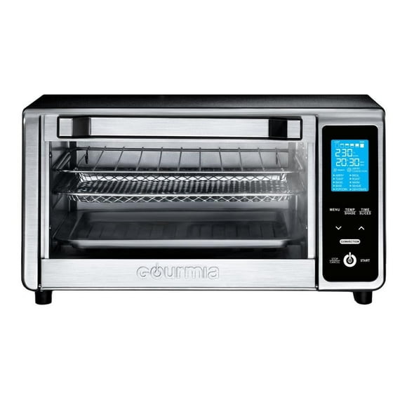 Horno Digital con Freidora de Aire Gourmia GTF1150 Acero Inox