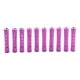 thumbnail image 1 of Paquete de 10 varillas para el cabello de color rojo ciruela, varillas para frías, rulos para rizar el cabello esponjosos, varillas para permane, 1 of 8