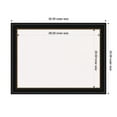 thumbnail image 4 of Amanti Art White Cork Board Framed Manhattan Black Bulletin Board 32 in. x 24 in., 4 of 7