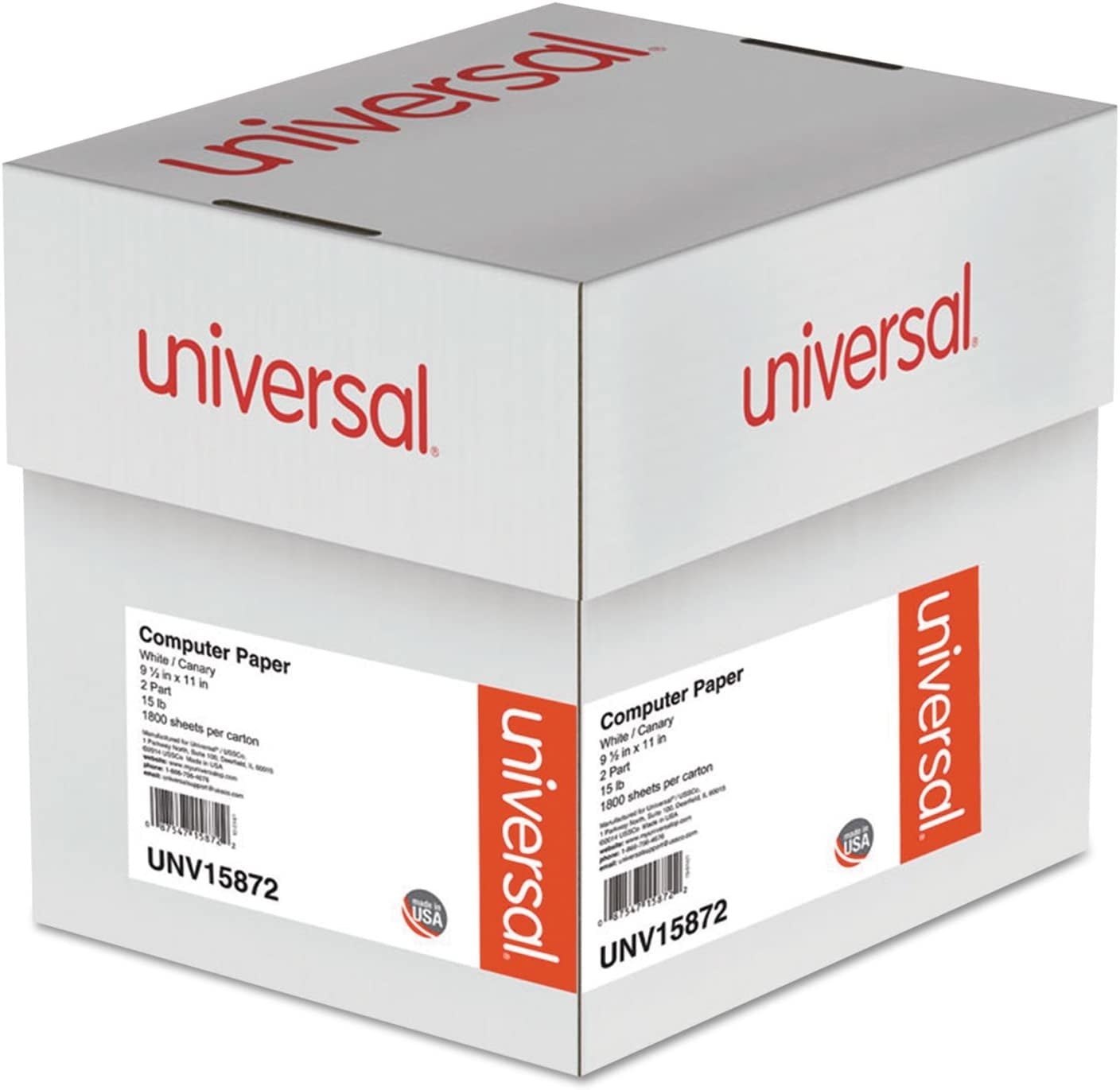 UNV15872 Multicolor Computer Paper