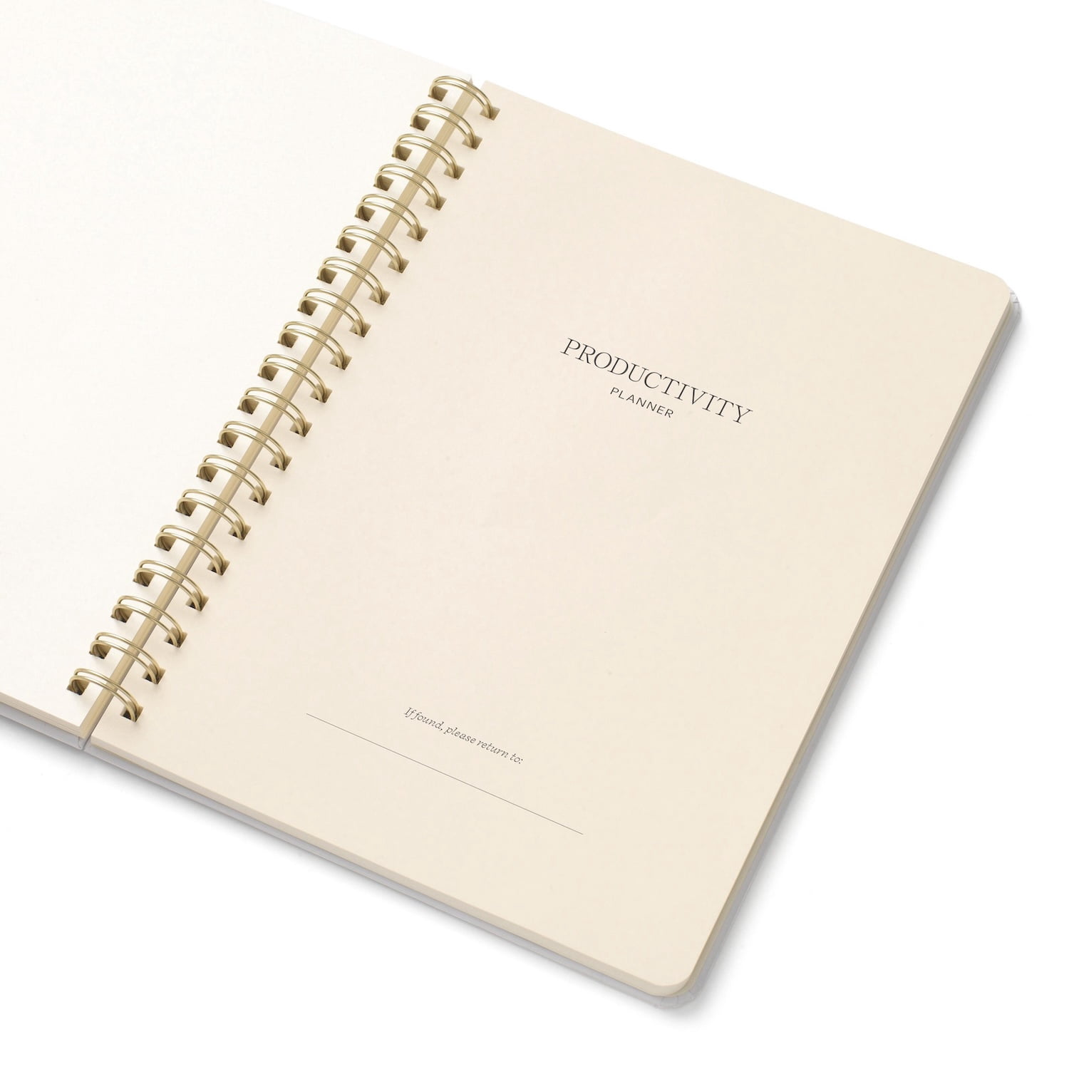 Papier To Go, Undated Daily Productivity Planner, Spiral, Hardcover, B5 Size - 7.1"" x 10"" inches, Typography Print - Focus Plan Reflect, Purple