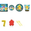 Pokemon Party Supplies Party Pack For 16 With Gold #7 Balloon