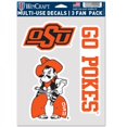 thumbnail image 1 of Oklahoma State Cowboys 3 Fan Pack Decals, 1 of 1