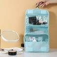 thumbnail image 5 of Hanging Travel Toiletry Bag - Portable Makeup Organizer for Women Ideal Cosmetic Storage Solution with Sturdy Hook for Efficient Bathroom Organization, 5 of 6