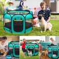 thumbnail image 6 of Pet Playpen, YUWENUS 48x24-Inch Portable Dog Playpen, Foldable Exercise Play Tent Kennel Crate for Puppy Dog Cat Bunny, Great for Indoor Outdoor Travel Camping Use, Come with Carrying Case, 6 of 10