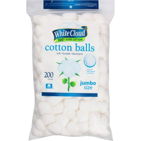 UPC 681131048491 - White Cloud Cotton Balls, Jumbo Size, 100% Pure