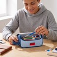 thumbnail image 2 of TFYZYY Stylish and Spacious Pencil Case, High Capacity, Easy to Clean Material, Versatile for Stationery or Cosmetics, Perfect Gift Choice for Teens, 2 of 5