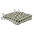 thumbnail image 2 of Buffalo Check 2-Pack Chaise Pad, Sauge-Blanc, 16x15x3 Pouces, 2 of 5