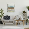 thumbnail image 2 of Stupell Industries Abstract Beach Landscape Painting Abstract Painting Gray Floater Framed Art Print Wall Art, 2 of 9