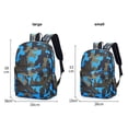 thumbnail image 4 of ibiyuan School Backpacks Water Resistant Multi Pocket Lightweight Durable School Bag for Ages 5th 6th 8th 10th, Primary, Middle Elementary, Outdoor Travel, Hiking, 4 of 9