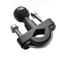 thumbnail image 3 of Soporte para manillar de motocicleta de 37 mm de ancho, montaje en U con bola de 1 pulgada para GPS, color negro, 3 of 5
