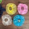 thumbnail image 2 of Bonnet de Douche, Bonnet de Douche Jetable, Bonnet de Douche Épais transparent, Bonnet de Cuisson de Barbier, Bonnet Imperméable, 2 of 4