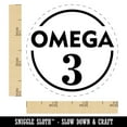 thumbnail image 2 of Omega 3 Healthy Enriched Nutritious Egg Egg Chicken Rubber Stamp - Small 3/4 Inch, 2 of 7