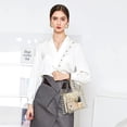 thumbnail image 5 of Bolso transparente TANGJMXG Bolso cruzado transparente Aprobado por el estadio con correas de hombro ajustables, 5 of 5