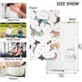 thumbnail image 3 of Dreamtimes Colored Hunting Dogs Hand Towels 2 Pieces, Cotton Bath Towel for Drying Face Hands Body Decorative Water Absorbent Lightweight Towels for Bathroom Ktichen Travel Gym,16"x28", 3 of 7