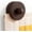 Brown, variant on 4 Tapestry Wall Hanger Clips - Quilt and Rug Display Rack, Round Clamps for Blankets and Textile Hanging, White