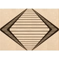 thumbnail image 1 of Ahgly Company Indoor Rectangle Patterned Light Brown Area Rugs, 2' x 4', 1 of 6